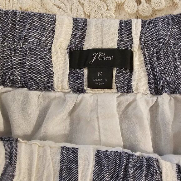 J. Crew Striped Lined Skirt Sz M - Picture 3 of 3